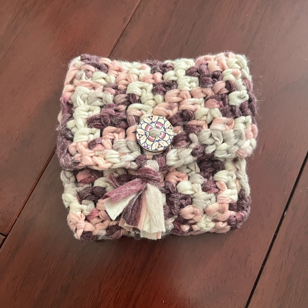 Handmade crocheted wallet